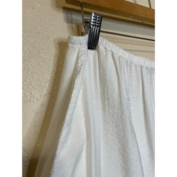 Young Fabulous and Broke White Draw String Waist Maxi Skirt Fit & Flare XS Boho - Picture 3 of 13